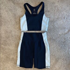 Navy and Light Blue Athletic Set
